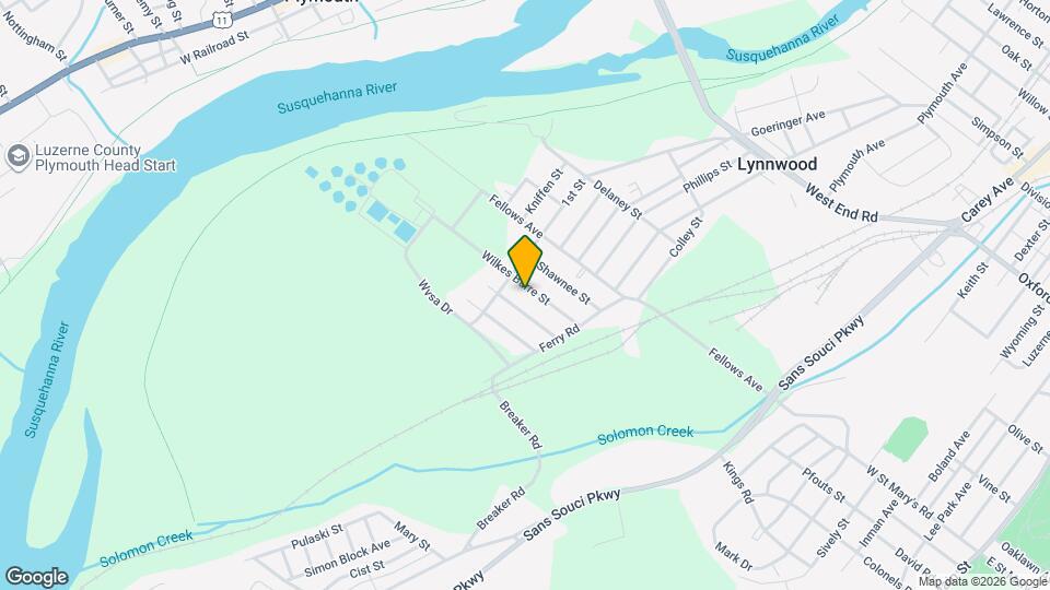 588 Wilkes Barre St Map and Location Details