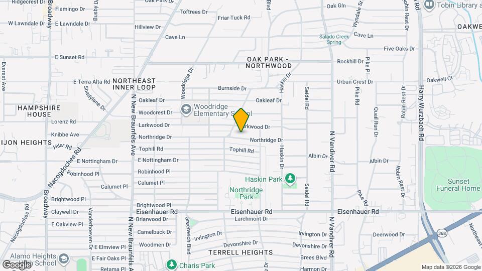 423 Northridge Dr Map and Location Details