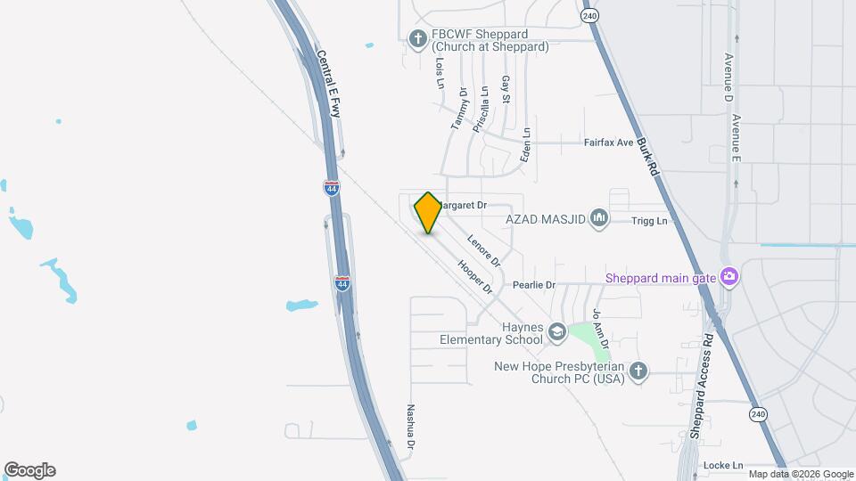 4034 Hooper Dr Map and Location Details