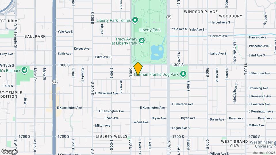 1358 S Park St Map and Location Details