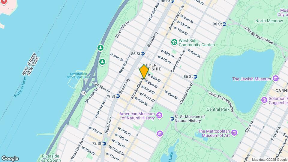477 Amsterdam Ave Mapa y Detalles de la Ubicación