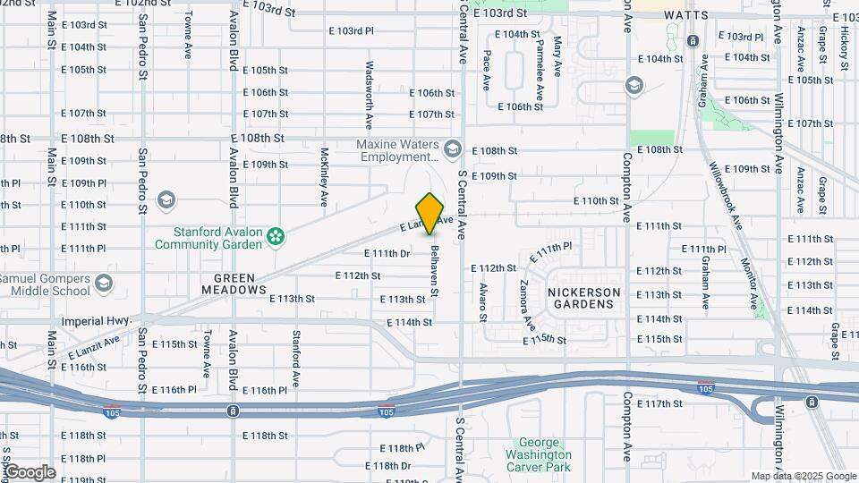 11129 Belhaven St Mapa y Detalles de la Ubicación