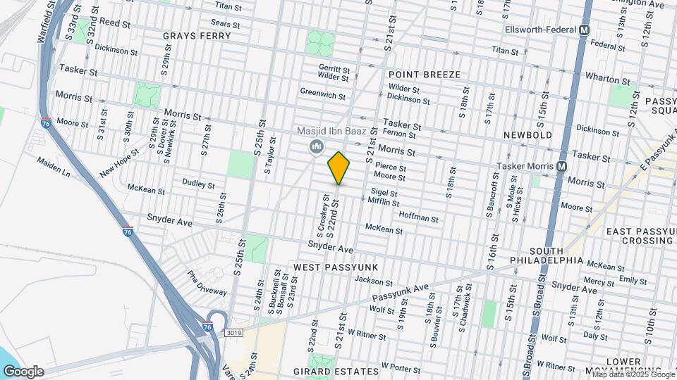 1837 S 22nd St Map and Location Details
