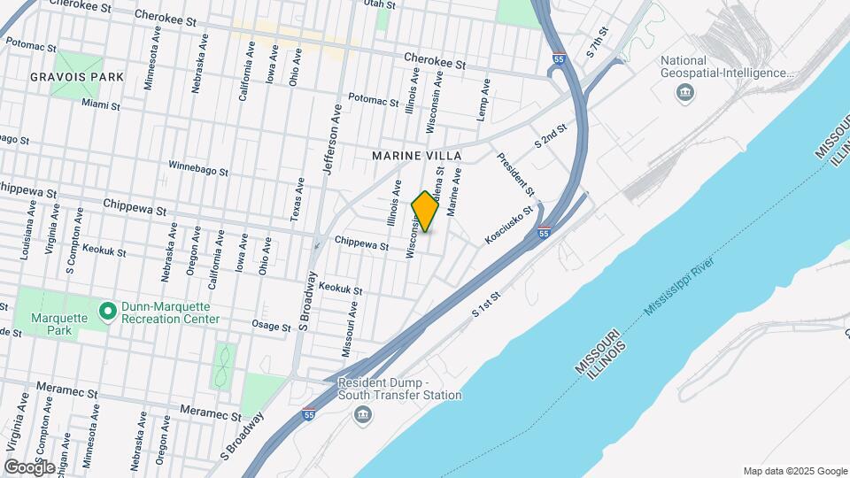 3741 Salena St Map and Location Details