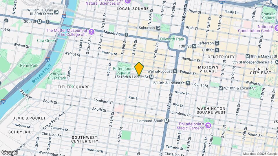 242 S 17th St Map and Location Details