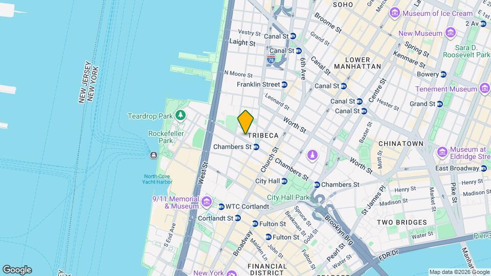 157 Chambers St Mapa y Detalles de la Ubicación