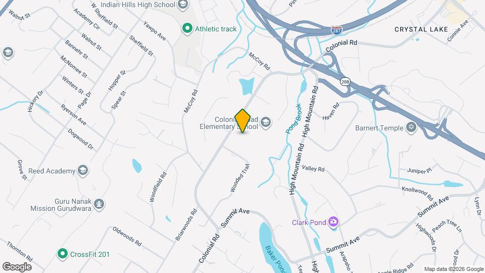 765 Colonial Rd Map and Location Details