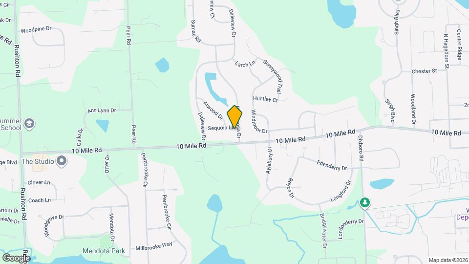 13428 Sequoia Ln Map and Location Details