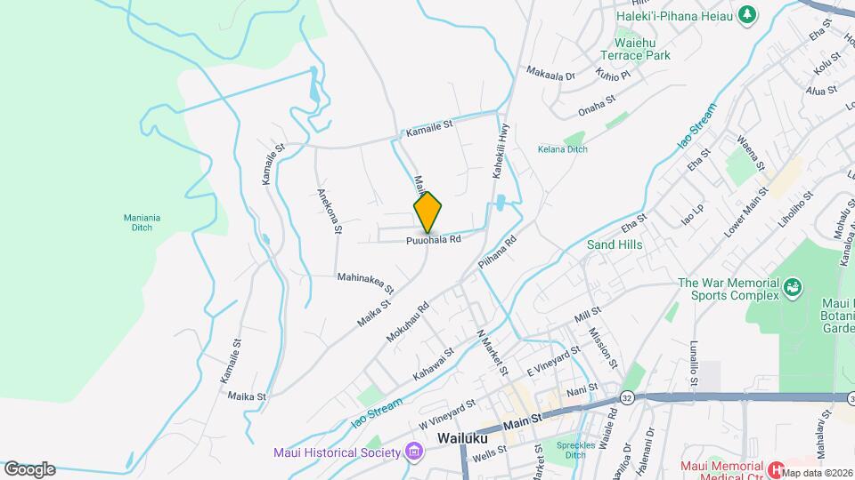 20070 Puuohala Rd Mapa y Detalles de la Ubicación