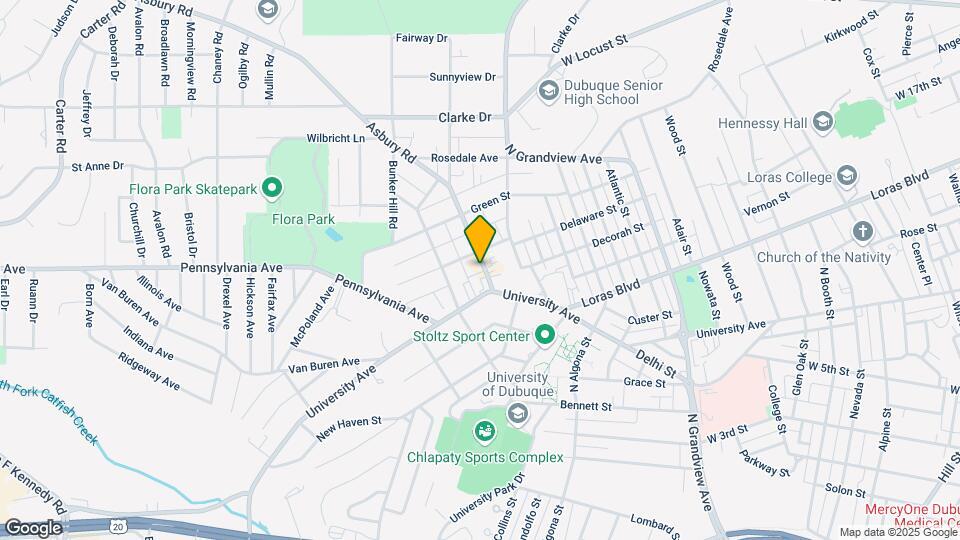 1655 Asbury Rd, Unit Ken Mapa y Detalles de la Ubicación