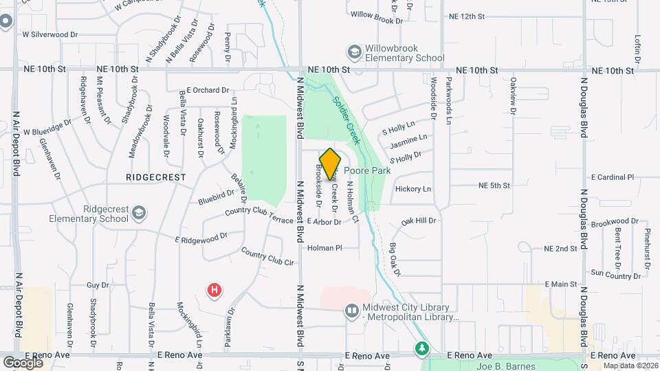 3409 Willow Creek Dr Map and Location Details