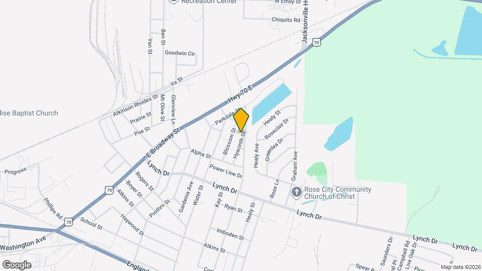 725 Hyacinth St Map and Location Details