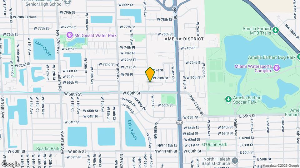 575 W 69th St Map and Location Details
