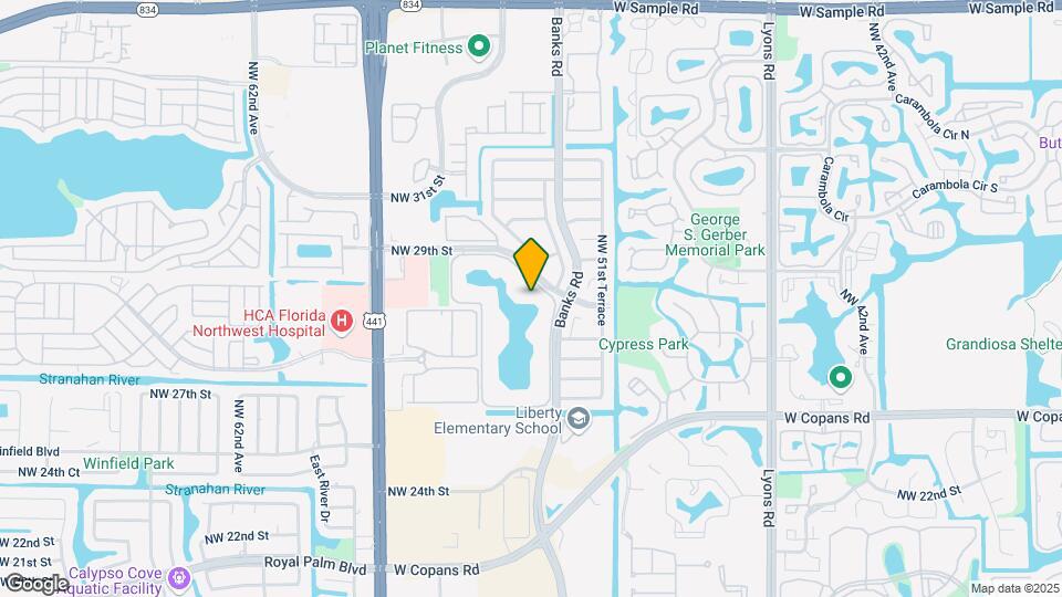5832 Coral Lake Dr Map and Location Details