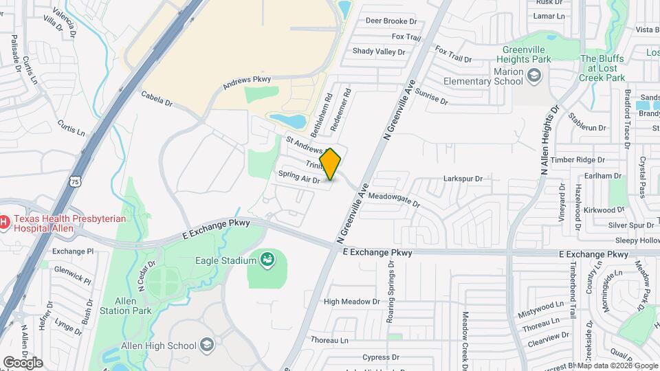 1402 Sunshine Dr Map and Location Details