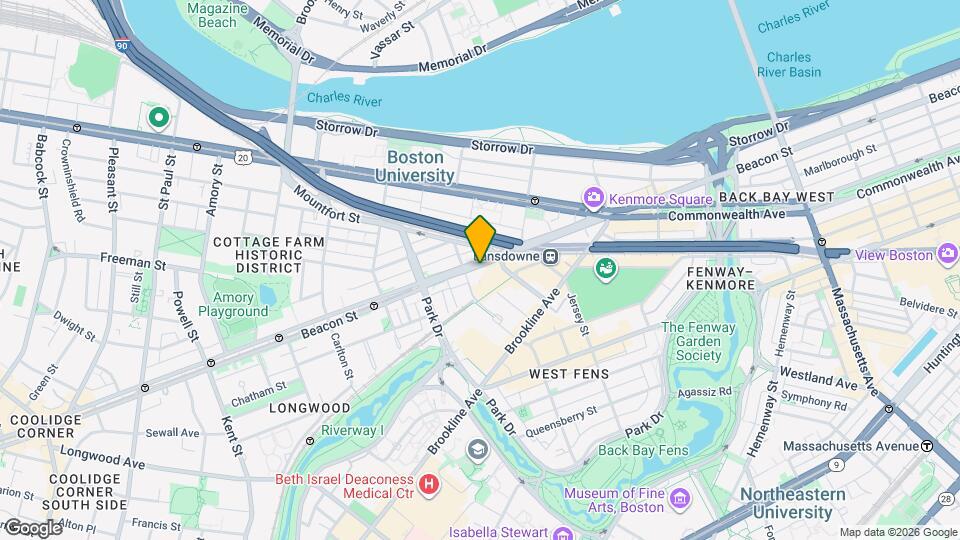 829-833 Beacon St Mapa y Detalles de la Ubicación