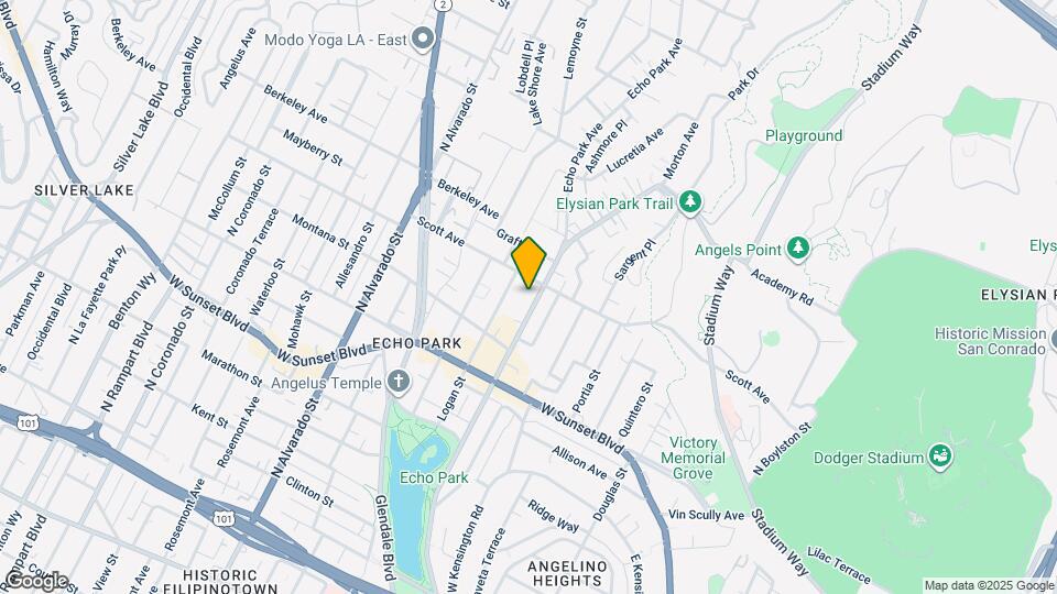 1461 Echo Park Ave Map and Location Details