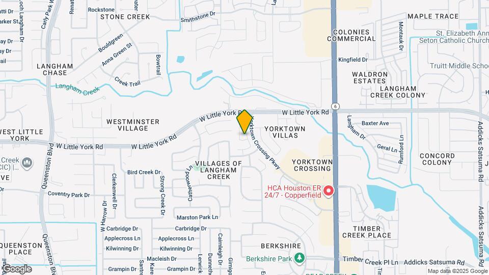 16106 Greenport Ln Map and Location Details