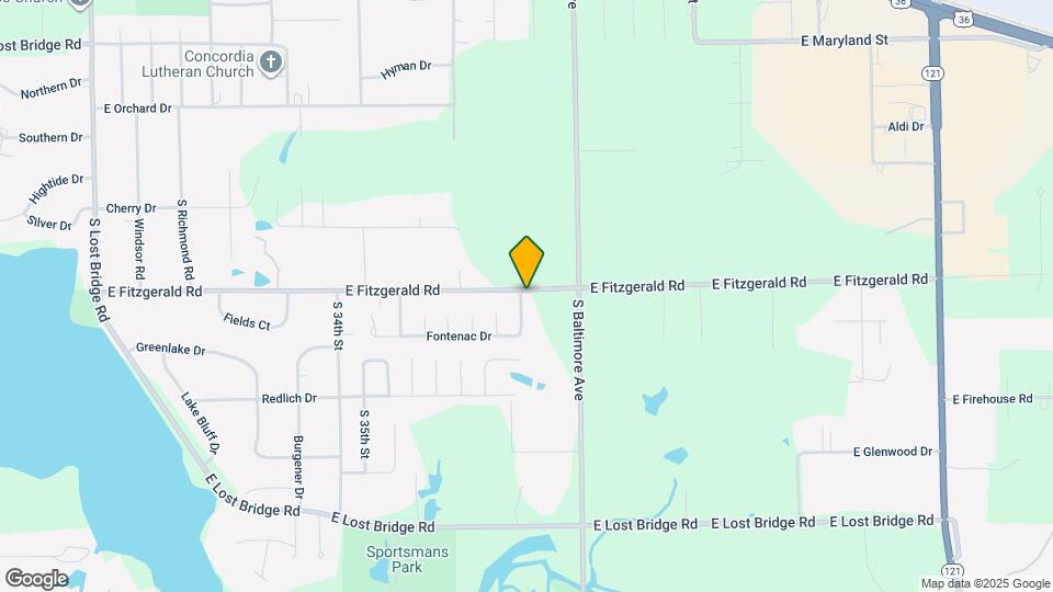3805 E Fitzgerald Rd Map and Location Details