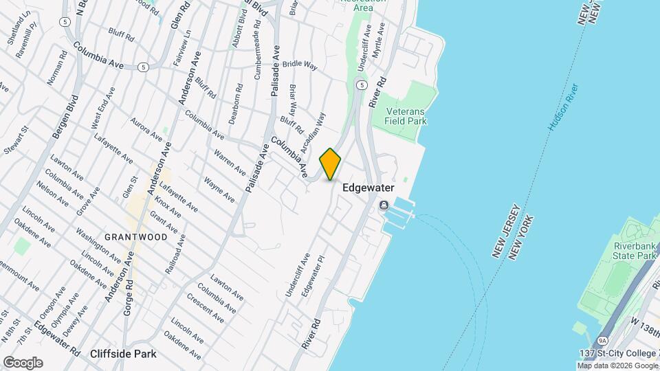 490 Undercliff Ave Mapa y Detalles de la Ubicación