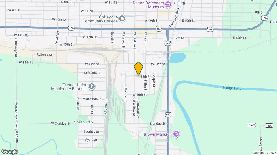 1419 Old Willow St Map and Location Details