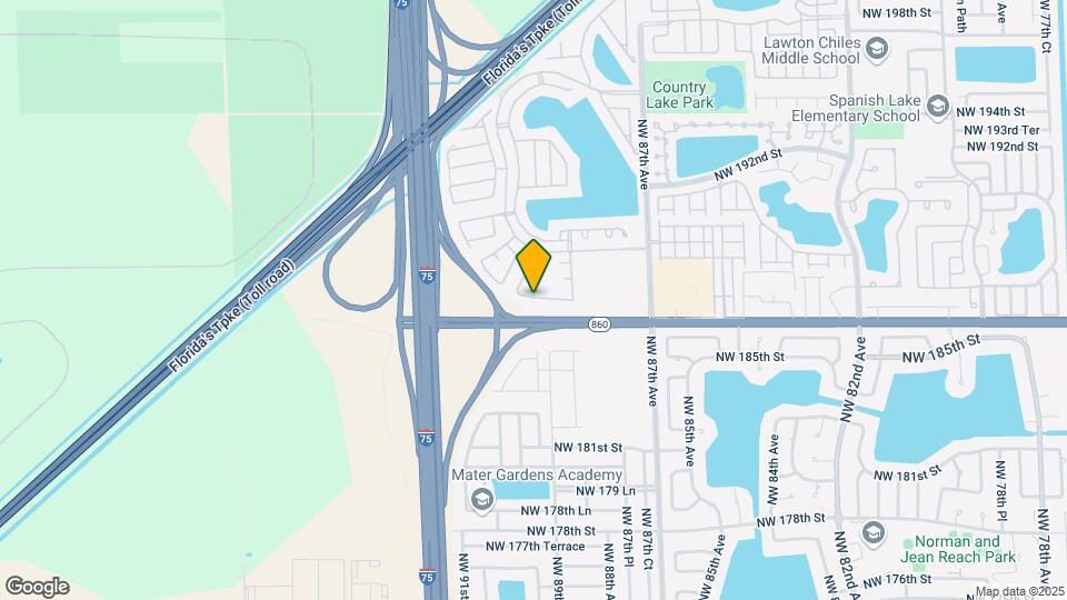 8908 NW 187th St Map and Location Details