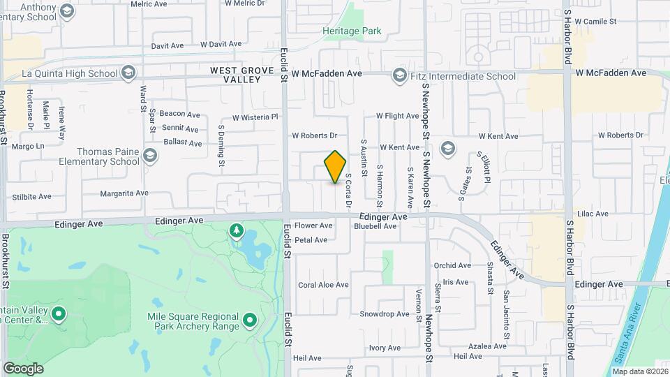 1132 S Driftwood Dr Map and Location Details