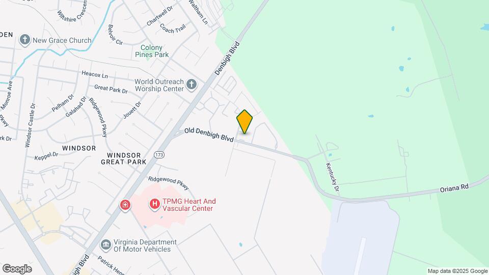 1113 Old Denbigh Blvd Map and Location Details