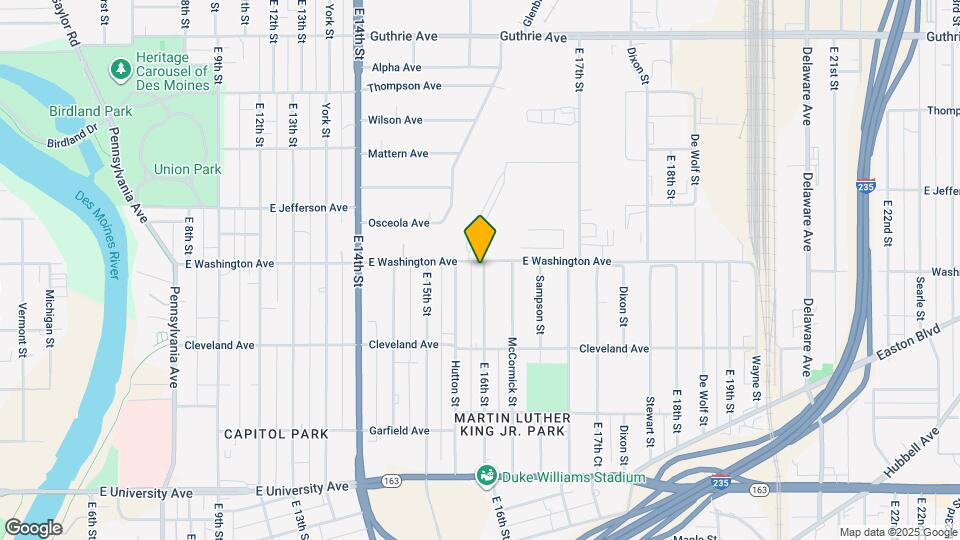 1530 E 16th St Map and Location Details