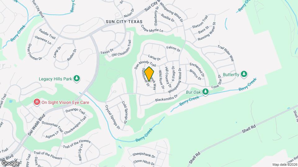 106 Sunflower St Map and Location Details