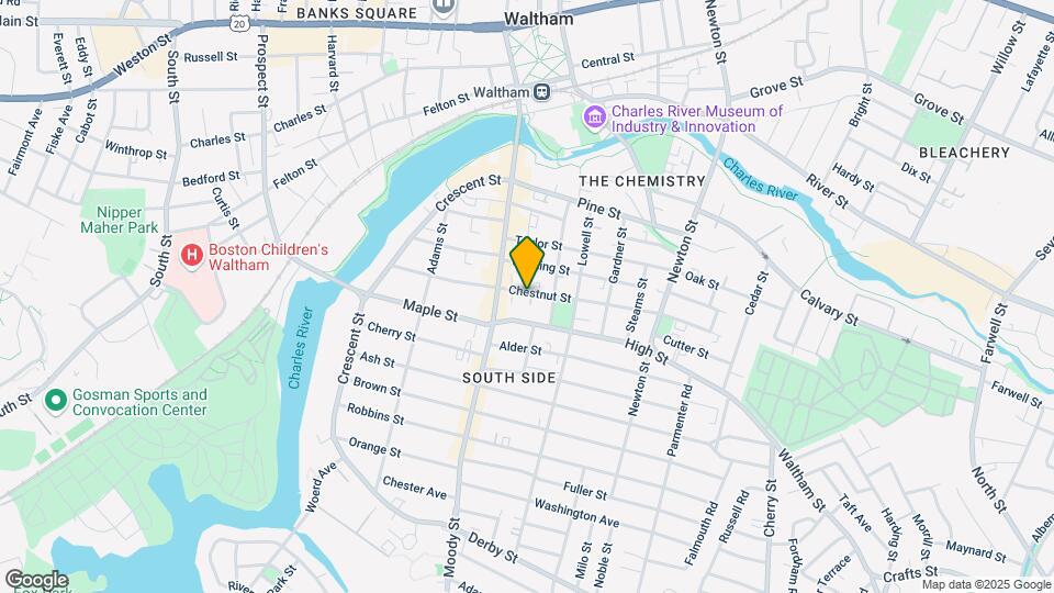 109 Chestnut St, Unit 1 Map and Location Details