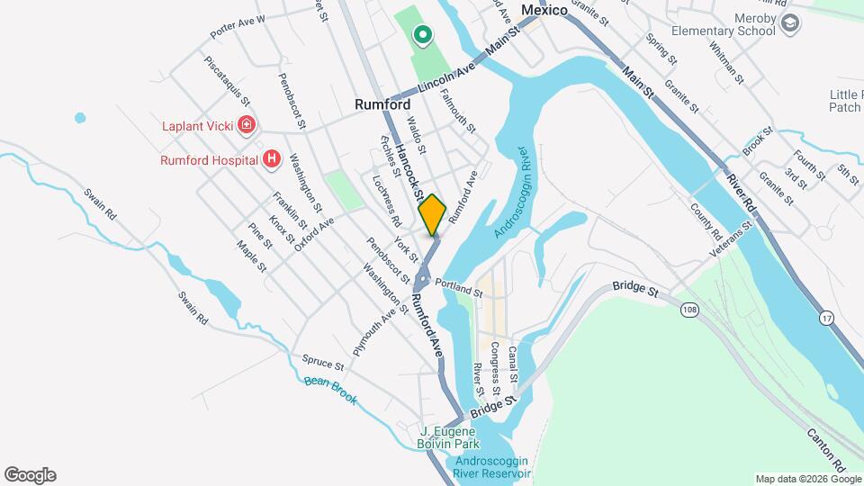 Rumford Senior Living Map and Location Details