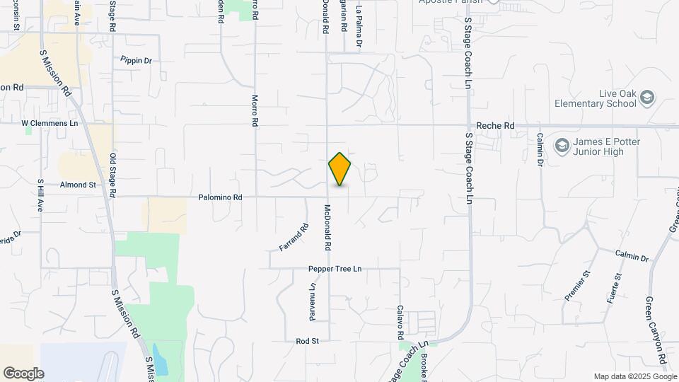 1120 Palomino Rd Map and Location Details