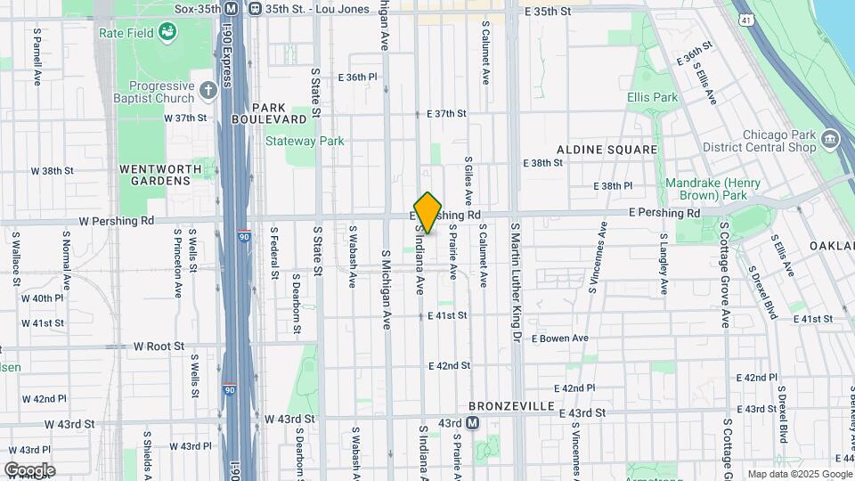 3921 S Indiana Ave Map and Location Details
