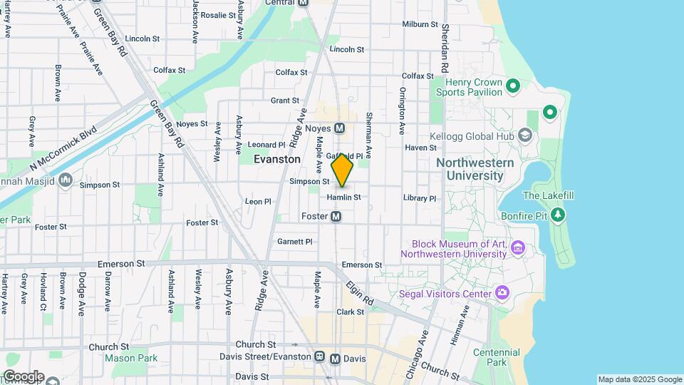 912 Hamlin St Map and Location Details