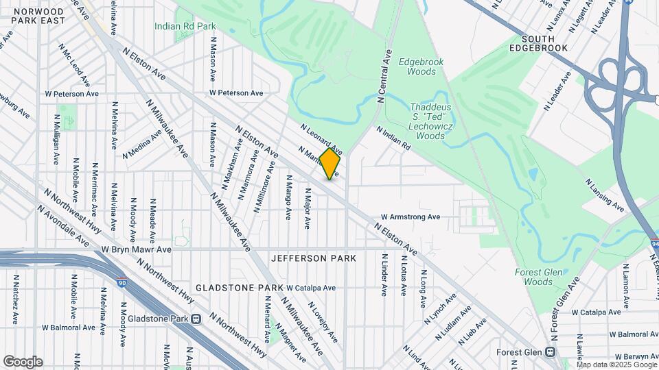 5737 N Elston Ave, Unit 1 Map and Location Details