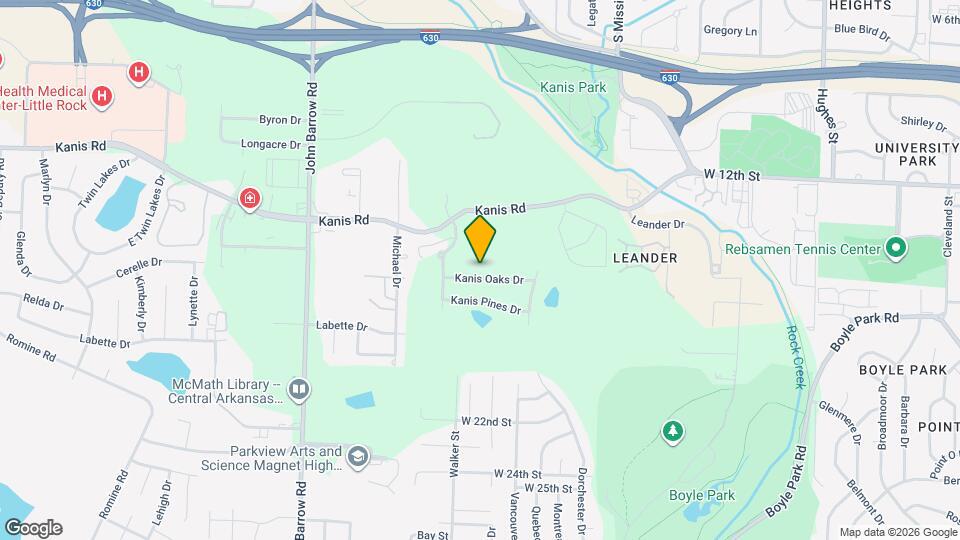 8116 Kanis Oaks Dr Mapa y Detalles de la Ubicación