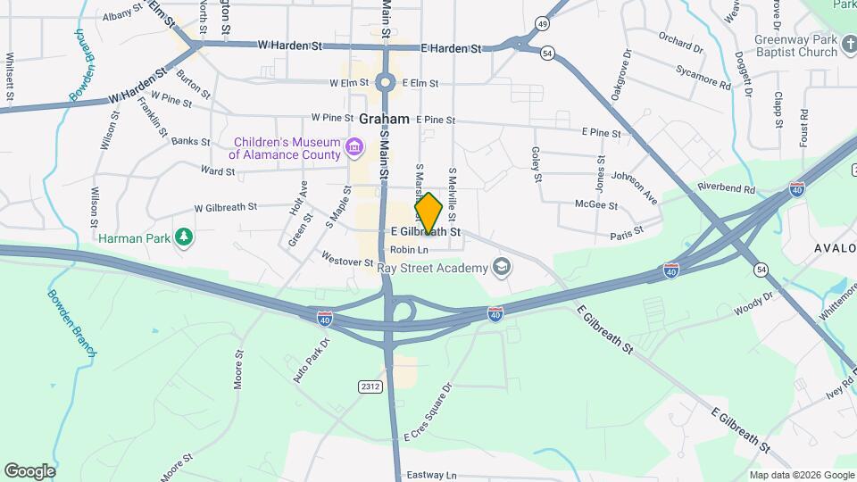 201 E Gilbreath St, Unit A Mapa y Detalles de la Ubicación