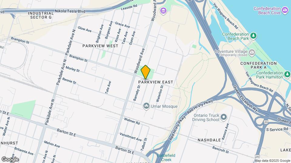 2100 Brampton St Map and Location Details