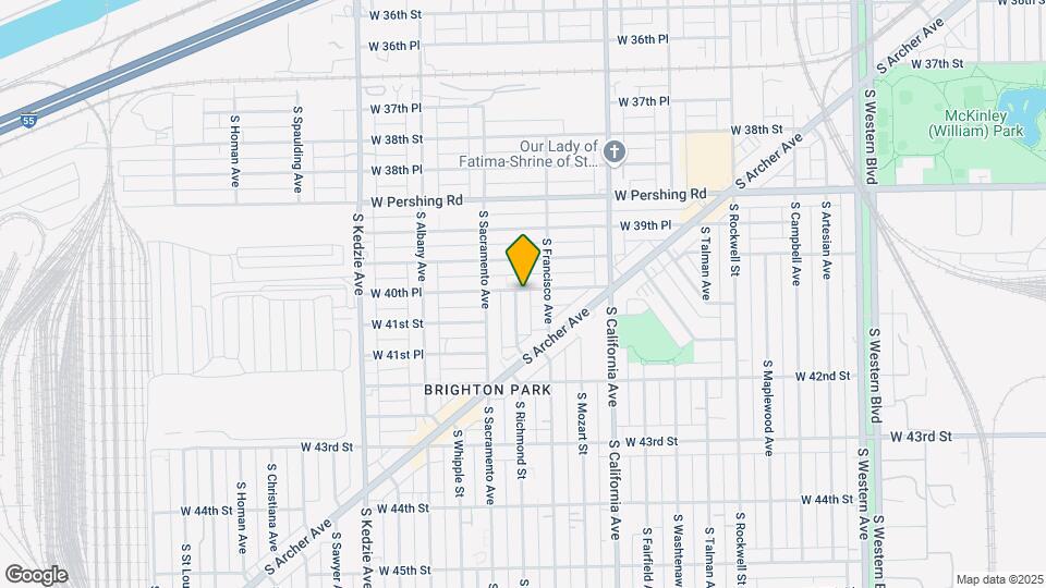 4035 S Richmond St Map and Location Details