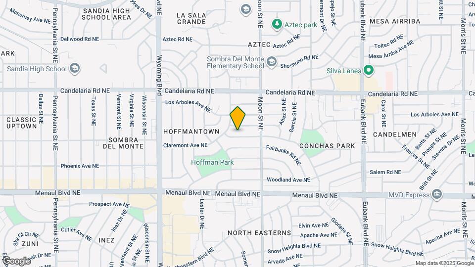 8921 Claremont Ave NE Map and Location Details