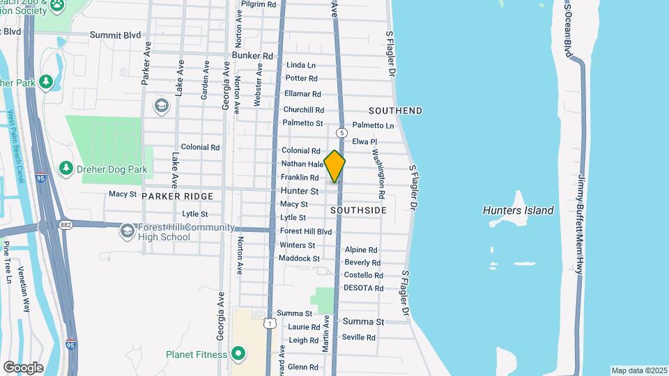 319 Hunter St Map and Location Details