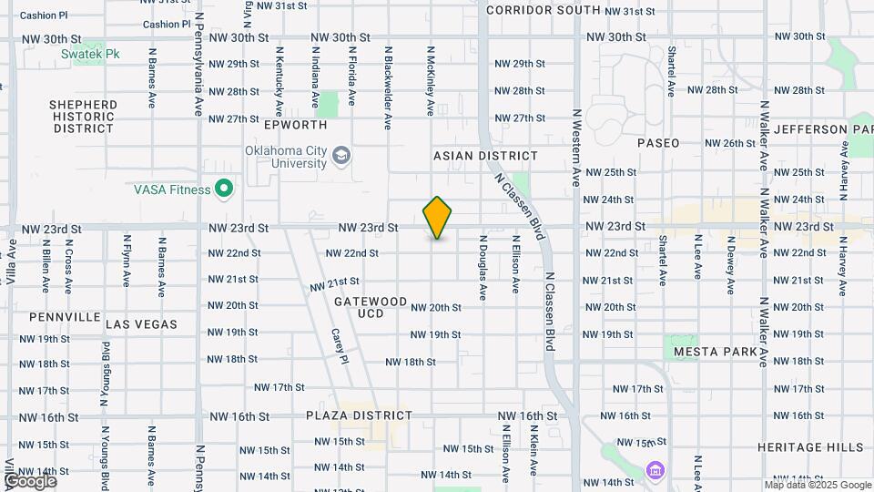 1521 NW 22nd St Map and Location Details