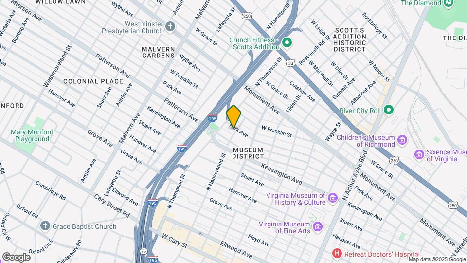 610 N Nansemond St Map and Location Details