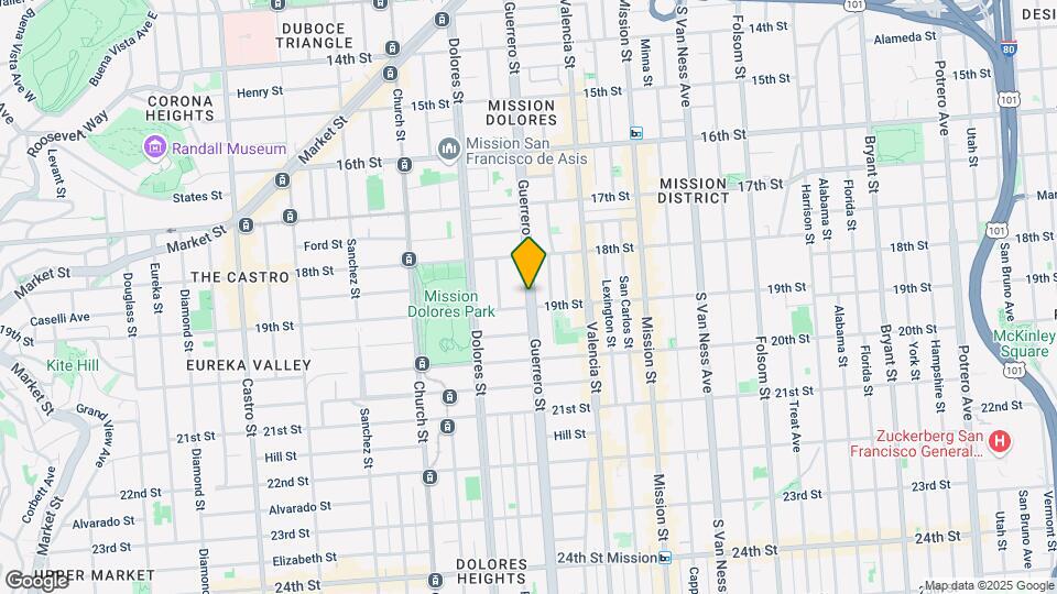 684-688 Guerrero St Mapa y Detalles de la Ubicación