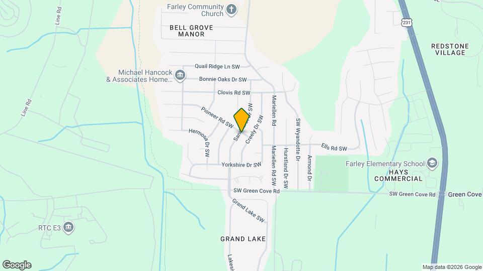 14001 Sandhurst Dr SW Map and Location Details