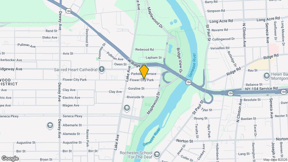 83 Flower City Park Map and Location Details