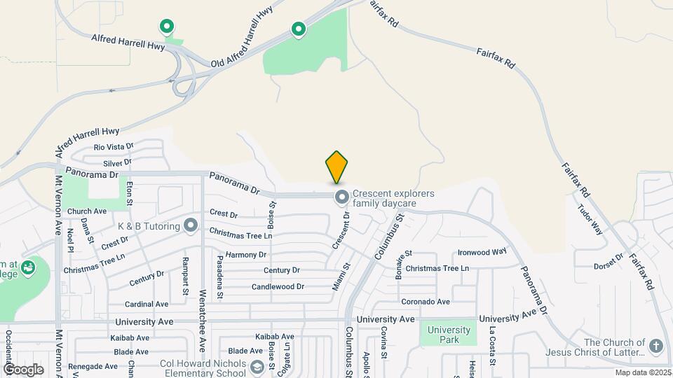 3804 Panorama Dr, Unit Bakers Oasis Apartment Map and Location Details