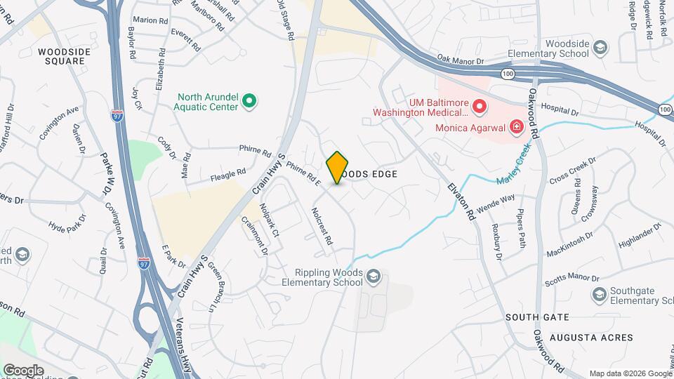 450 Nolcrest Rd Map and Location Details