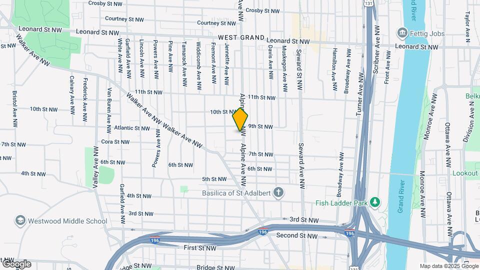 839 Alpine Ave NW Map and Location Details